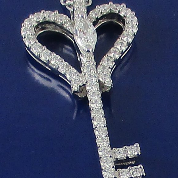 Robert Manse 1.83ct Absolute "Key" Pendant/w Chain - Picture 2 of 7